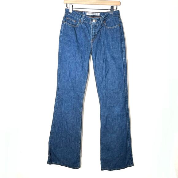 Express dark wash hipster flare jeans size 4 4L B47 - Picture 1 of 4